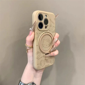 Aizsargājošs TPU korpuss ar magnētisko stendi, šķidro silikonu, kritienu aizsardzība, CHANEL stila karikatūra/INS dizains, saderīgs ar iPhone 12–14 sēriju