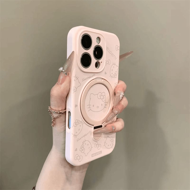 Aizsargājošs TPU korpuss ar magnētisko stendi, šķidro silikonu, kritienu aizsardzība, CHANEL stila karikatūra/INS dizains, saderīgs ar iPhone 12–14 sēriju