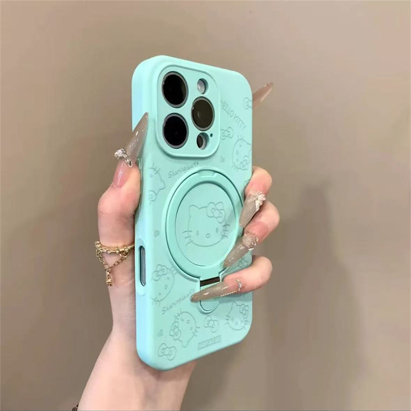 Aizsargājošs TPU korpuss ar magnētisko stendi, šķidro silikonu, kritienu aizsardzība, CHANEL stila karikatūra/INS dizains, saderīgs ar iPhone 12–14 sēriju