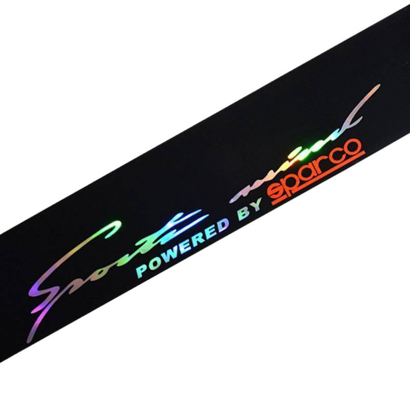 Αυτοκόλλητο εμπρός παρμπρίζ αυτοκινήτου - φιλμ σκίασης παρμπρίζ, αλφαριθμητικό σχέδιο, προσαρμοστική δυνατότητα, εγκατάσταση με αυτοκόλλητο