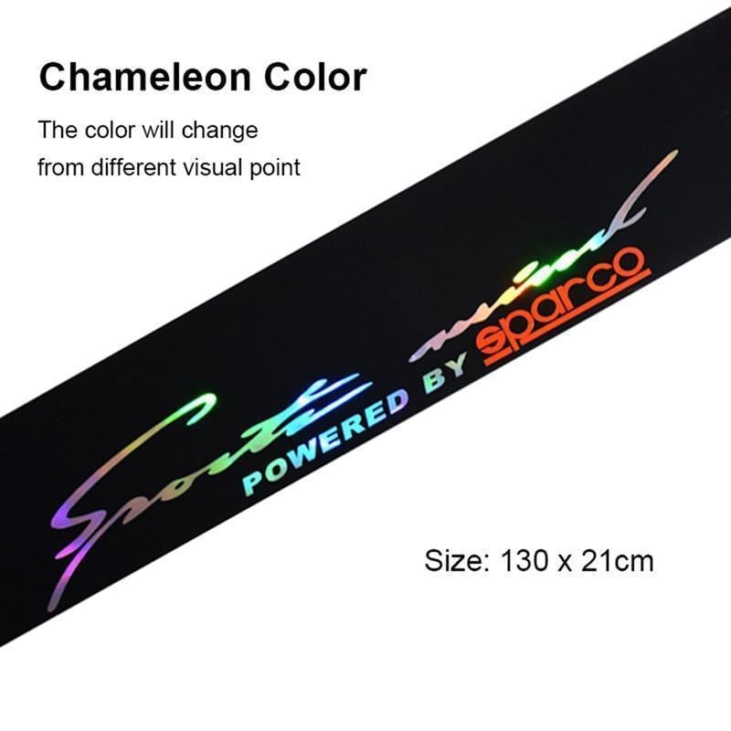 Αυτοκόλλητο εμπρός παρμπρίζ αυτοκινήτου - φιλμ σκίασης παρμπρίζ, αλφαριθμητικό σχέδιο, προσαρμοστική δυνατότητα, εγκατάσταση με αυτοκόλλητο