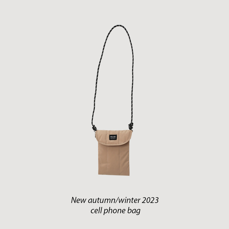 Desoife presiva mala torbica za telefon – lagana crossbody, unisex, gradski stil, poliester, Velcro zatvaranje, vertikalni kvadratni oblik, jesen 2023 izdanje
