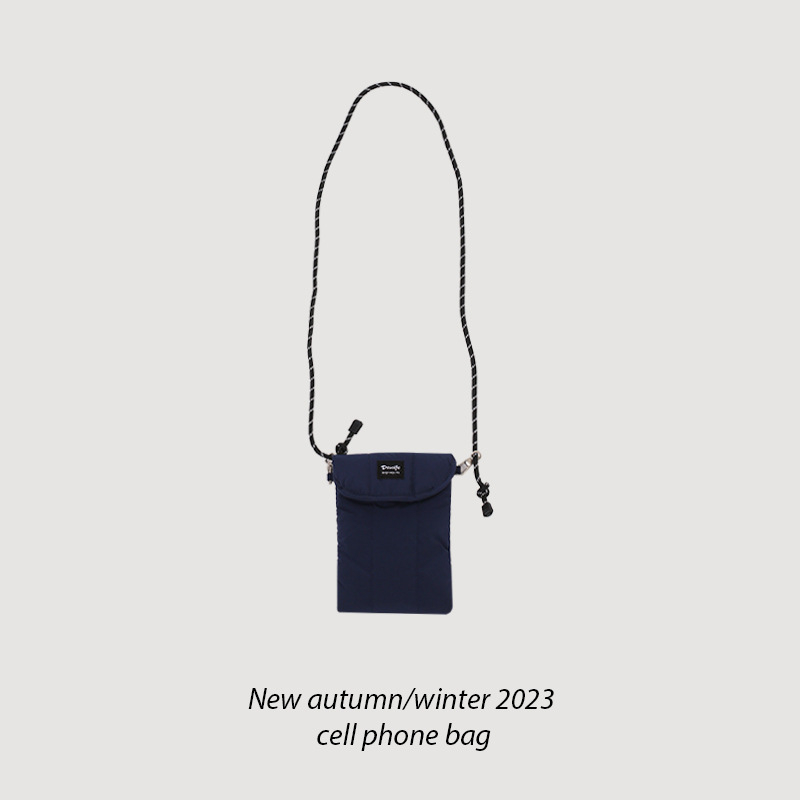 Desoife presiva mala torbica za telefon – lagana crossbody, unisex, gradski stil, poliester, Velcro zatvaranje, vertikalni kvadratni oblik, jesen 2023 izdanje