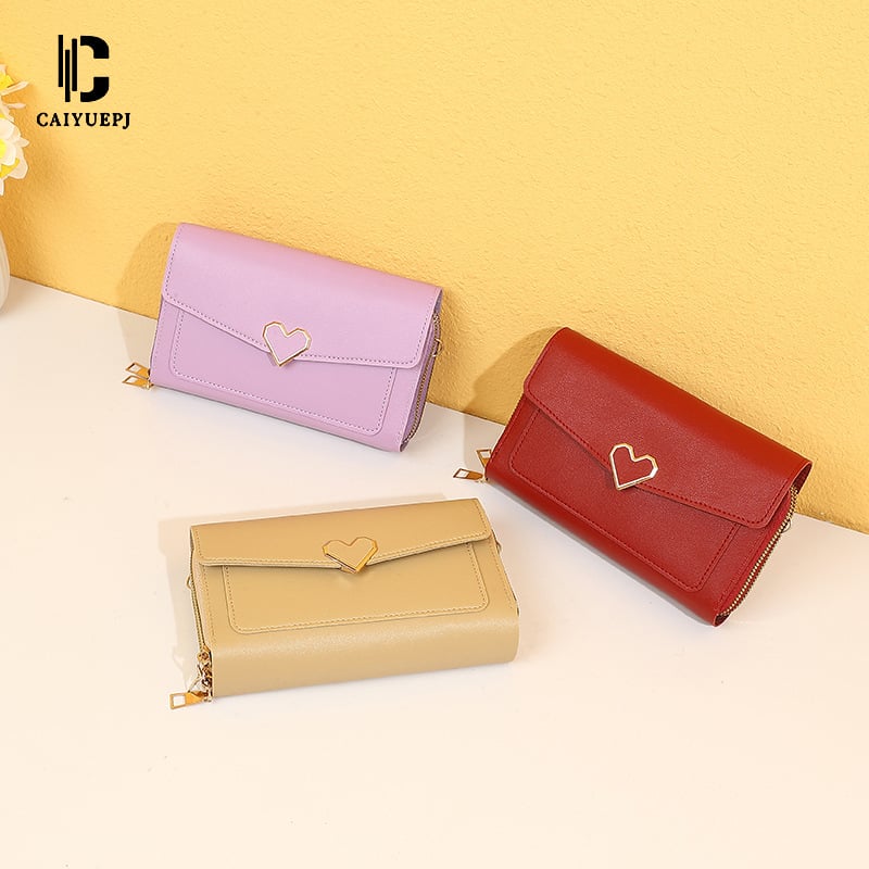 CAIYUE crossbody taška pre mobilný telefón, PVC materiál, mestský minimalistický štýl, vodorovný štvorcový tvar, uzáver so klapkou, jednoramenný popruh.