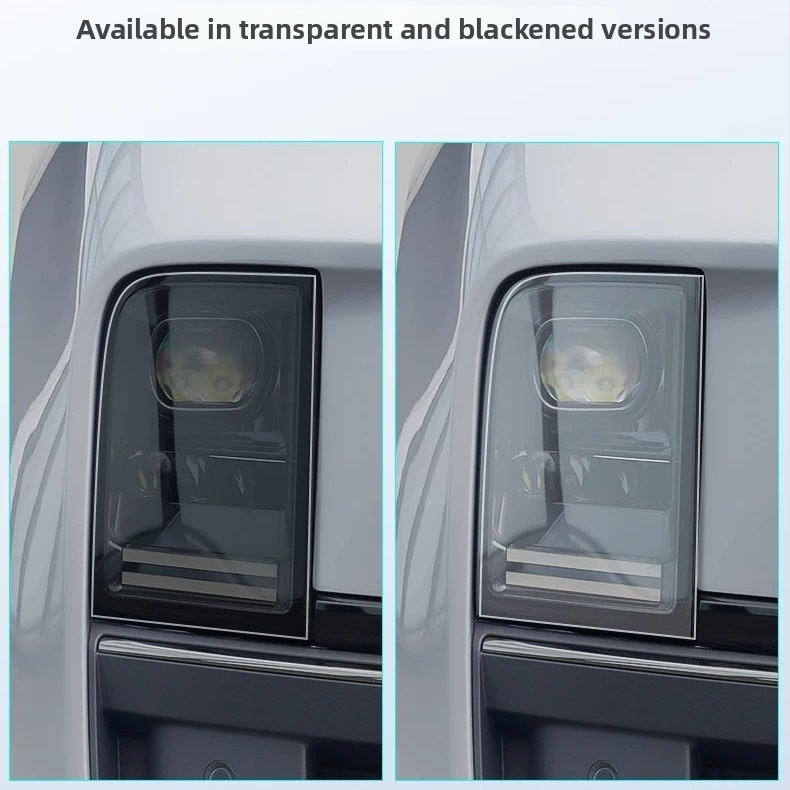 Film de protecție pentru faruri și semnalizatoare Li Auto L6/L7/L8/L9 — Material HD TPU, cu inel stelat