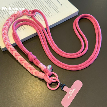 Műanyag mobiltelefon nyakpánt, női stílus, három az egyben, állítható vállon/nyakon/csuklón