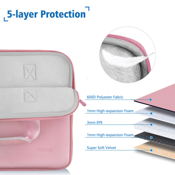 HSEOK futrola za laptop od diving tkanine, otporna na udarce i vodootporna, unisex, s malim džepom, gradski minimalistički stil.