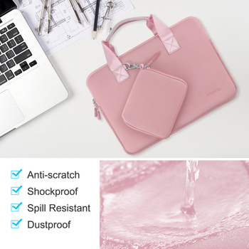 HSEOK futrola za laptop od diving tkanine, otporna na udarce i vodootporna, unisex, s malim džepom, gradski minimalistički stil.