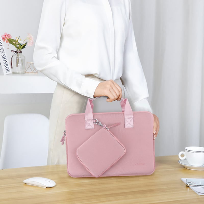 HSEOK futrola za laptop od diving tkanine, otporna na udarce i vodootporna, unisex, s malim džepom, gradski minimalistički stil.