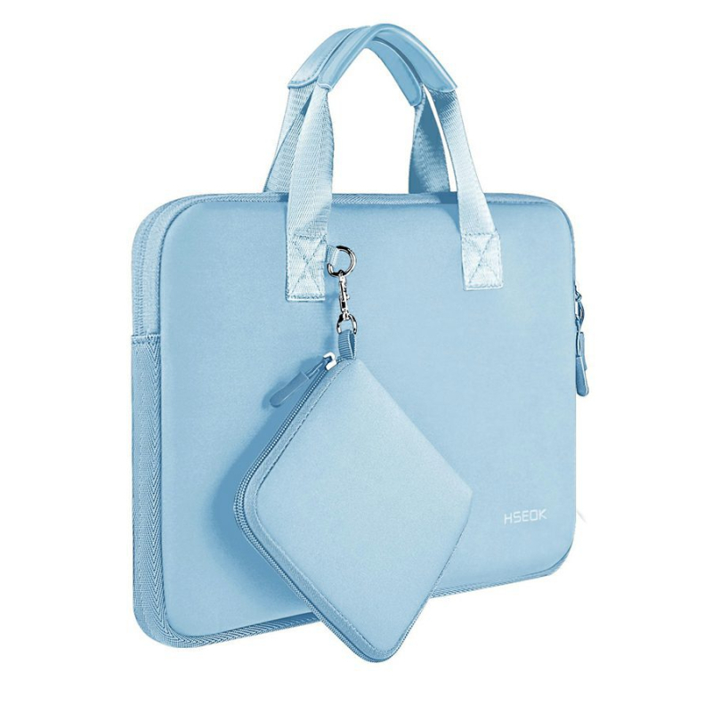 HSEOK futrola za laptop od diving tkanine, otporna na udarce i vodootporna, unisex, s malim džepom, gradski minimalistički stil.
