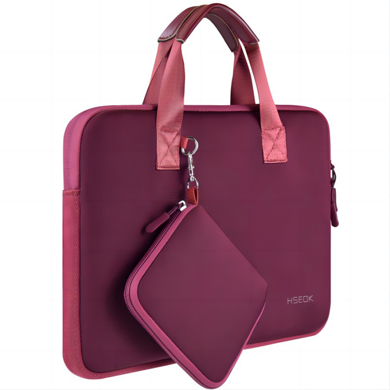 HSEOK futrola za laptop od diving tkanine, otporna na udarce i vodootporna, unisex, s malim džepom, gradski minimalistički stil.