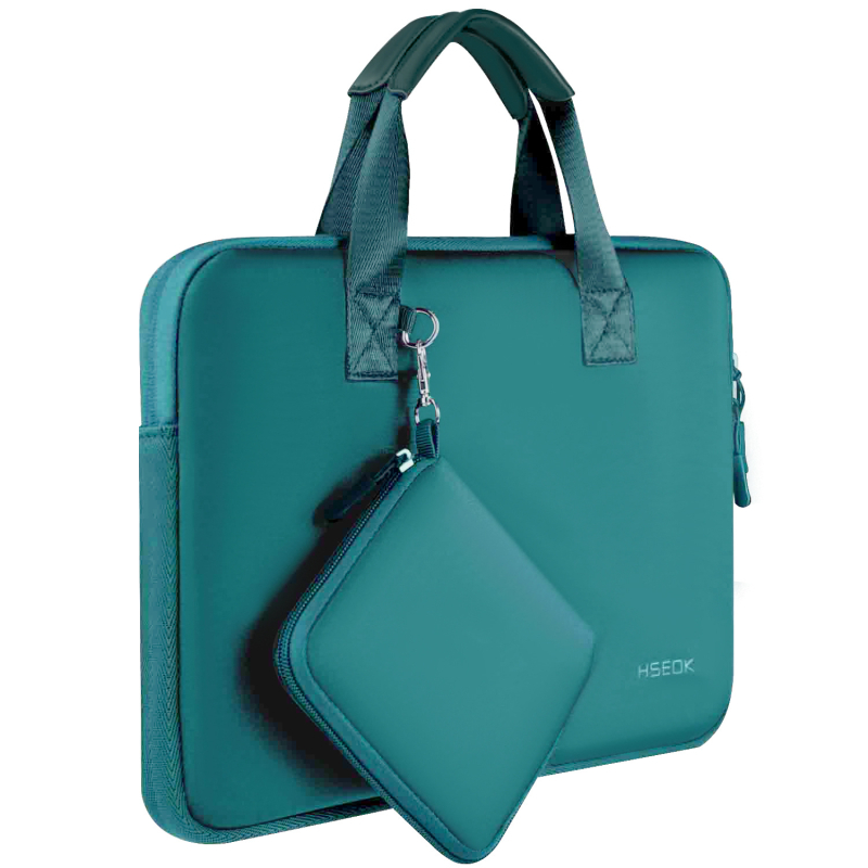 HSEOK futrola za laptop od diving tkanine, otporna na udarce i vodootporna, unisex, s malim džepom, gradski minimalistički stil.