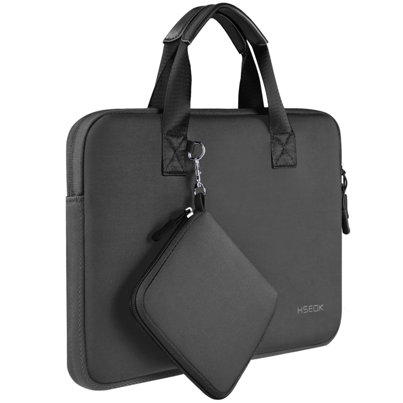 HSEOK futrola za laptop od diving tkanine, otporna na udarce i vodootporna, unisex, s malim džepom, gradski minimalistički stil.