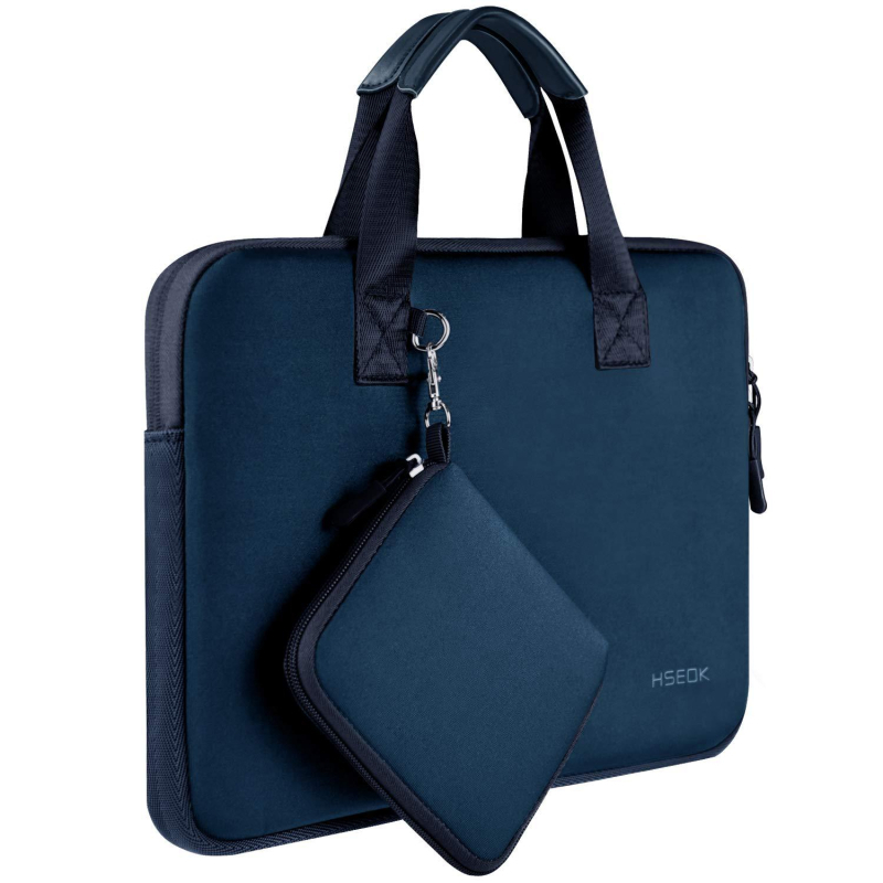 HSEOK futrola za laptop od diving tkanine, otporna na udarce i vodootporna, unisex, s malim džepom, gradski minimalistički stil.