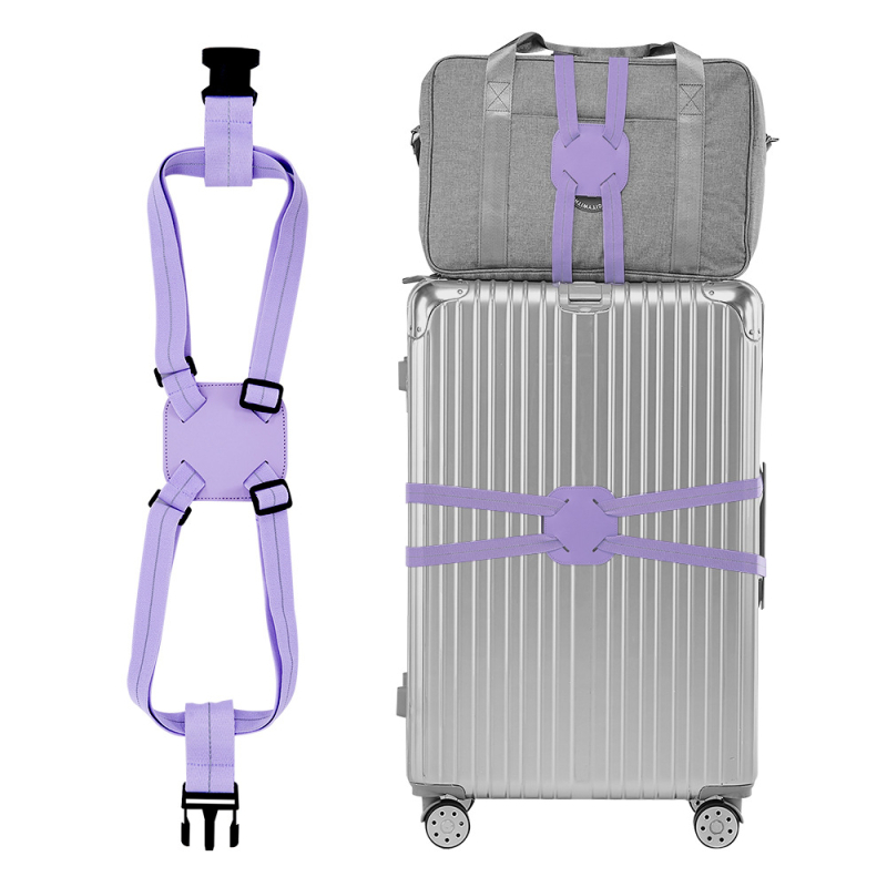 Lagaminų diržas kuprinei - elastinis kryžminis dizainas, poliesteris, modelis 2022-003, 2022 m. vasara, kuprinių priedai