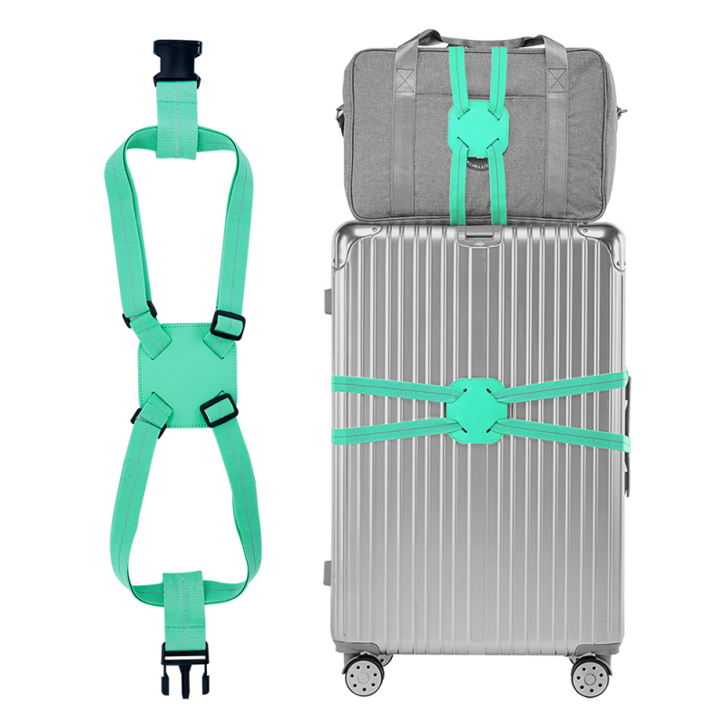 Lagaminų diržas kuprinei - elastinis kryžminis dizainas, poliesteris, modelis 2022-003, 2022 m. vasara, kuprinių priedai