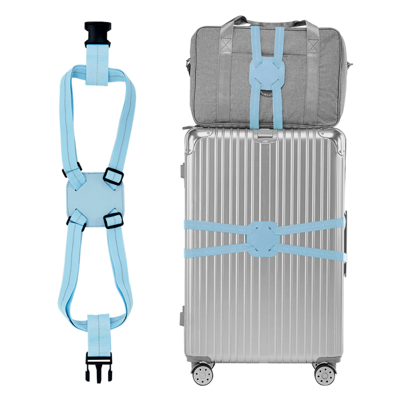 Lagaminų diržas kuprinei - elastinis kryžminis dizainas, poliesteris, modelis 2022-003, 2022 m. vasara, kuprinių priedai