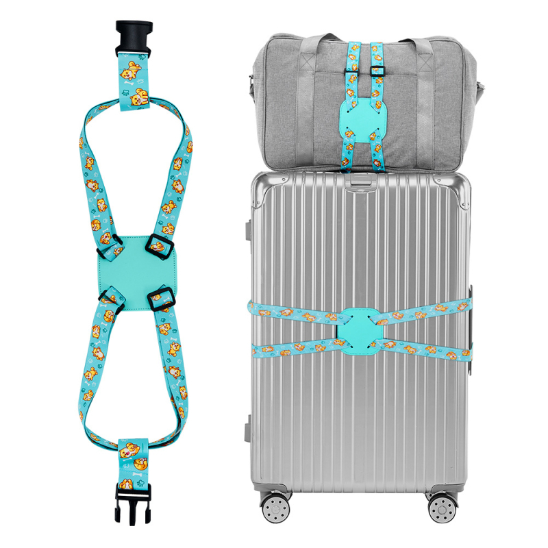 Lagaminų diržas kuprinei - elastinis kryžminis dizainas, poliesteris, modelis 2022-003, 2022 m. vasara, kuprinių priedai