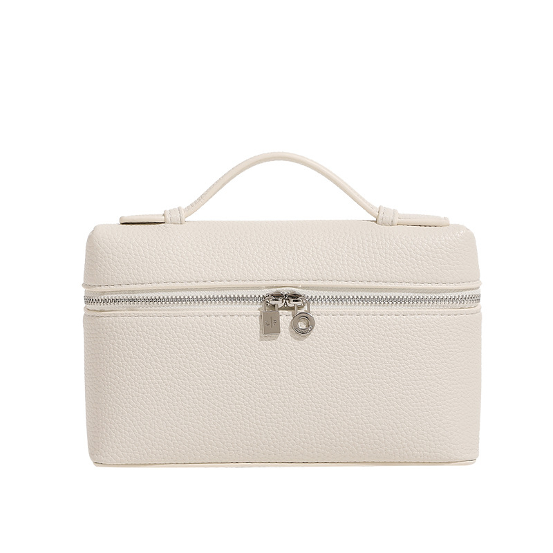 Box torba s jedinstvenim dizajnom, mikrovlaknen koža, crossbody stil, zatvarač, unutarnji džep sa zatvaračem