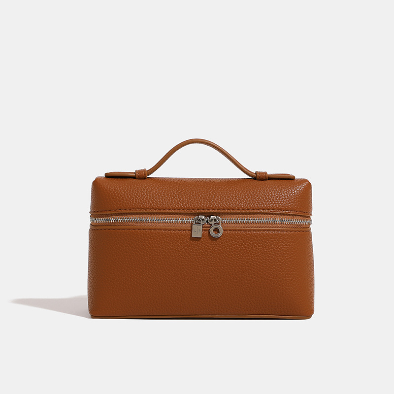 Box torba s jedinstvenim dizajnom, mikrovlaknen koža, crossbody stil, zatvarač, unutarnji džep sa zatvaračem