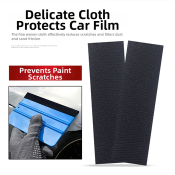 Nástroj na autofóliu: štvorcová plastová škrabka, prispôsobiteľná