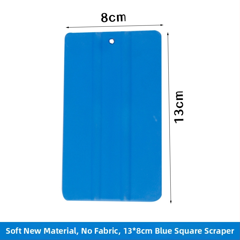 Nástroj na autofóliu: štvorcová plastová škrabka, prispôsobiteľná