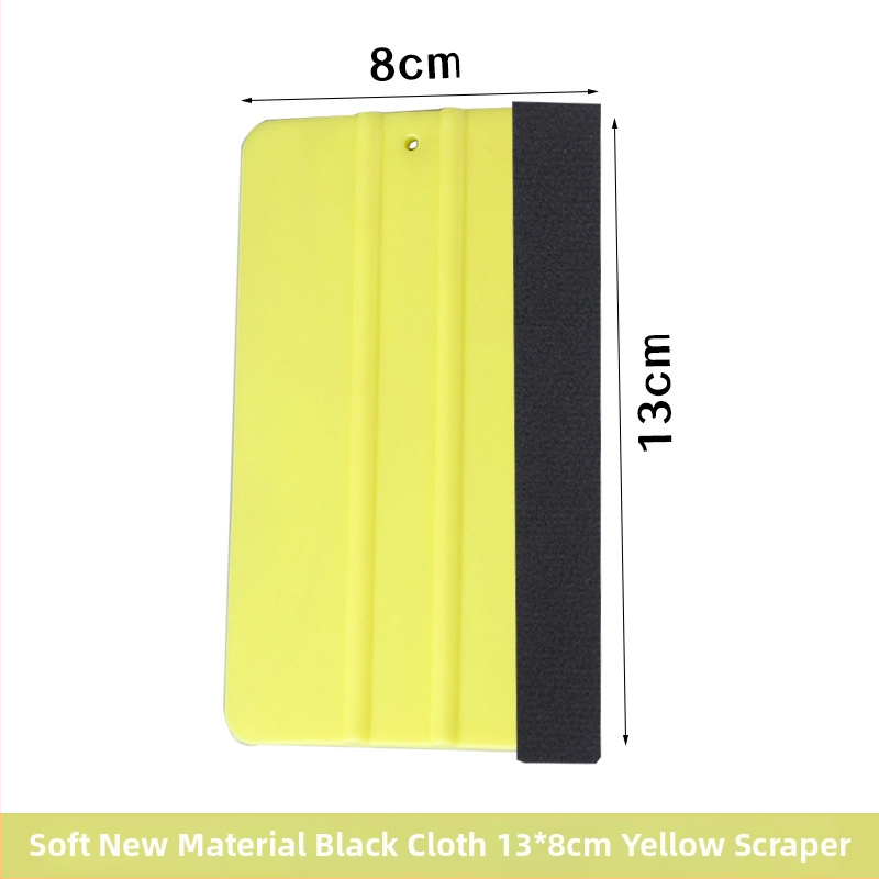 Nástroj na autofóliu: štvorcová plastová škrabka, prispôsobiteľná