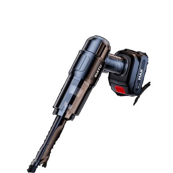 Ръчен вакуум за автомобил, безжичен, презареждаем, 11000 Pa всмукване, входна мощност 120 W, измерване на налягането в гумите