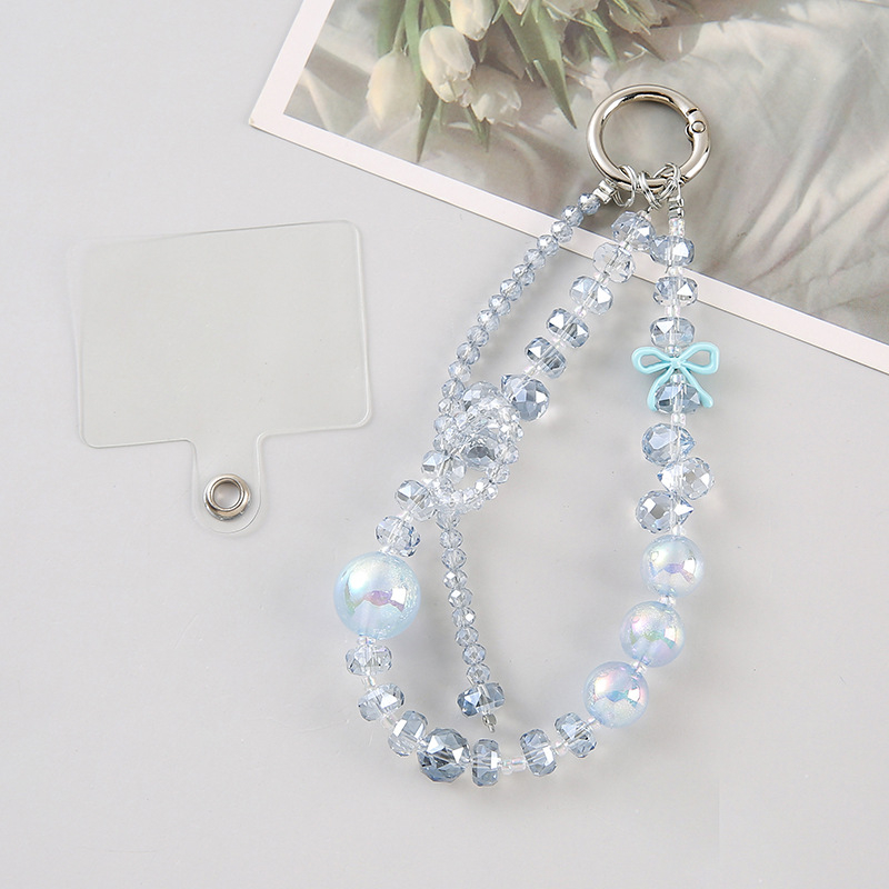 Kristalno ručno izrađen kabel za mobitel s PVC užetom i metalnom kopčom, prilagodljivo, ženski stil