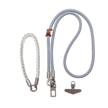 Υφαντό λουράκι κινητού – 3-σε-1 διασύνδεση σώματος, φοριέται γύρω από τον λαιμό ή το σώμα, αποσπώμενος σχεδιασμός, μεταλλική αγκράφα, unisex, δυνατότητα εκτύπωσης λογότυπου