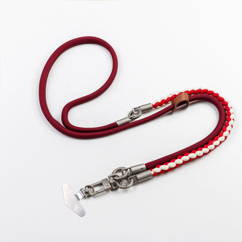 Υφαντό λουράκι κινητού – 3-σε-1 διασύνδεση σώματος, φοριέται γύρω από τον λαιμό ή το σώμα, αποσπώμενος σχεδιασμός, μεταλλική αγκράφα, unisex, δυνατότητα εκτύπωσης λογότυπου