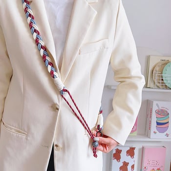 Lanyard pentru telefon mobil – șnur din poliester, cataramă metalică, unisex, Auspicious Caterpillar