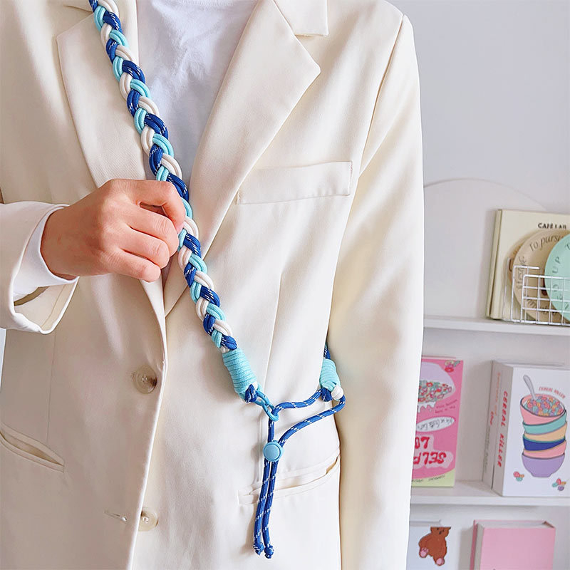 Lanyard pentru telefon mobil – șnur din poliester, cataramă metalică, unisex, Auspicious Caterpillar