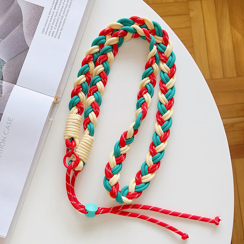 Lanyard pentru telefon mobil – șnur din poliester, cataramă metalică, unisex, Auspicious Caterpillar