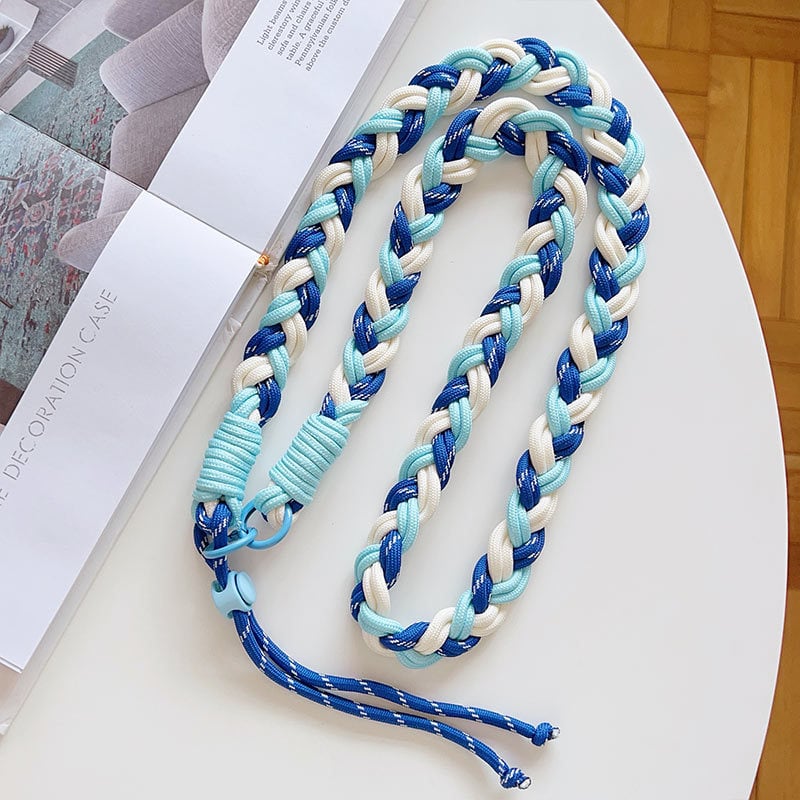 Lanyard pentru telefon mobil – șnur din poliester, cataramă metalică, unisex, Auspicious Caterpillar