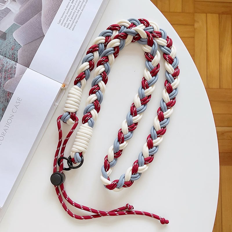 Lanyard pentru telefon mobil – șnur din poliester, cataramă metalică, unisex, Auspicious Caterpillar
