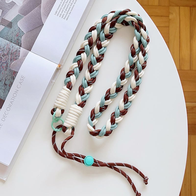 Lanyard pentru telefon mobil – șnur din poliester, cataramă metalică, unisex, Auspicious Caterpillar
