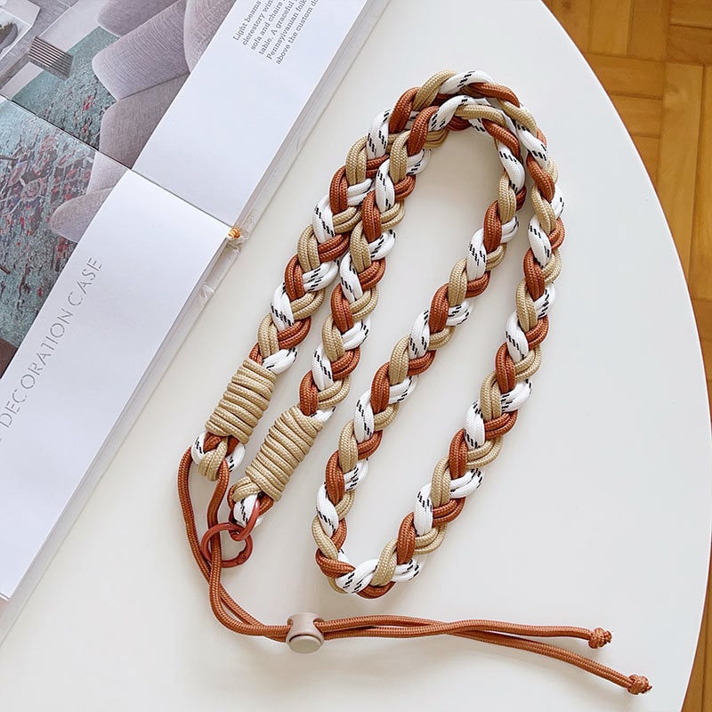 Lanyard pentru telefon mobil – șnur din poliester, cataramă metalică, unisex, Auspicious Caterpillar
