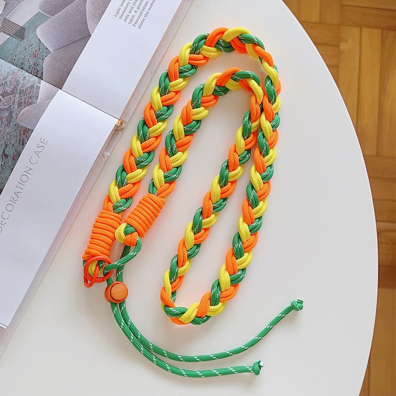 Lanyard pentru telefon mobil – șnur din poliester, cataramă metalică, unisex, Auspicious Caterpillar