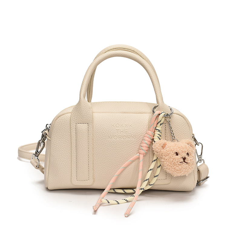 Crossbody torbica od PU materijala, horizontalni kvadratni oblik, zatvarač, unutarnja džep sa zatvaračem, jednostruka naramenica
