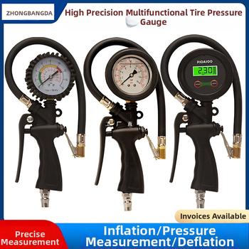 Manometru digital pentru anvelope cu pompă, interval 0–60 psi
