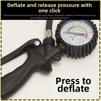 Manometru digital pentru anvelope cu pompă, interval 0–60 psi