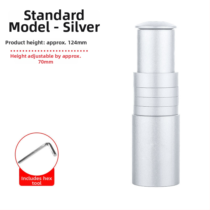 Ridicător reglabil pentru ghidon MTB — metal, Lao Gao, etichetă privată disponibilă, universal pentru bărbați și femei