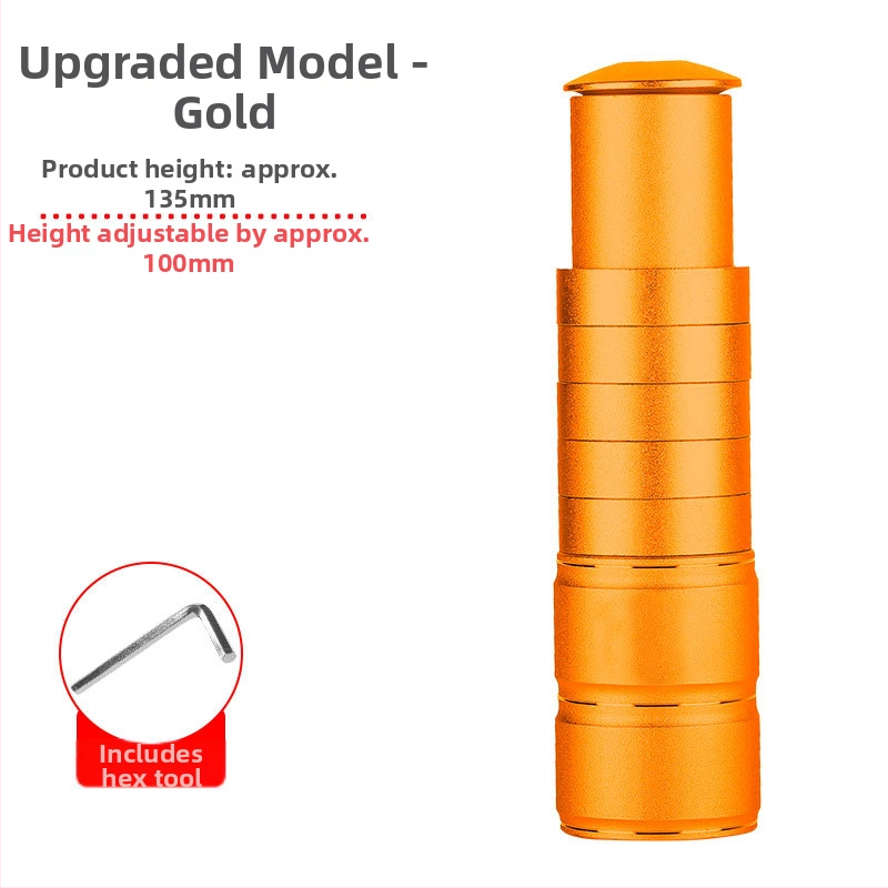 Ridicător reglabil pentru ghidon MTB — metal, Lao Gao, etichetă privată disponibilă, universal pentru bărbați și femei