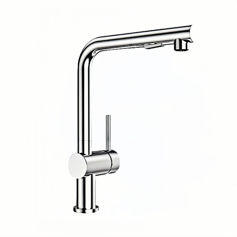 Kuhinjski faucet tri u jednom, bakreno tijelo, povlačni, okretni, promjer ulaza/izlaza 2.0
