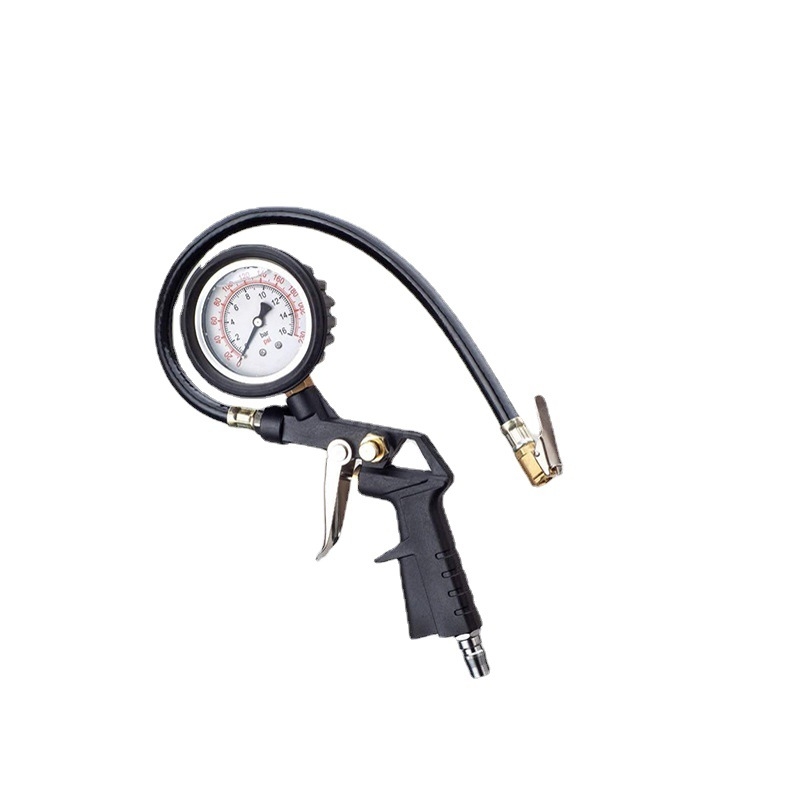 Manometar tlaka u gumama s pumpom, mehanički pokazivač, plastična ručka (raspon tlaka 1-16 psi; točnost 0,01 psi; više jedinica)