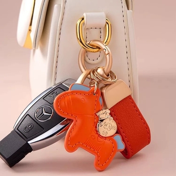 Pandantiv pentru chei din piele Hege — Accesorii creative și personalizate, cadou de afaceri, potrivit pentru cupluri, nuntă, zile de naștere, călătorii