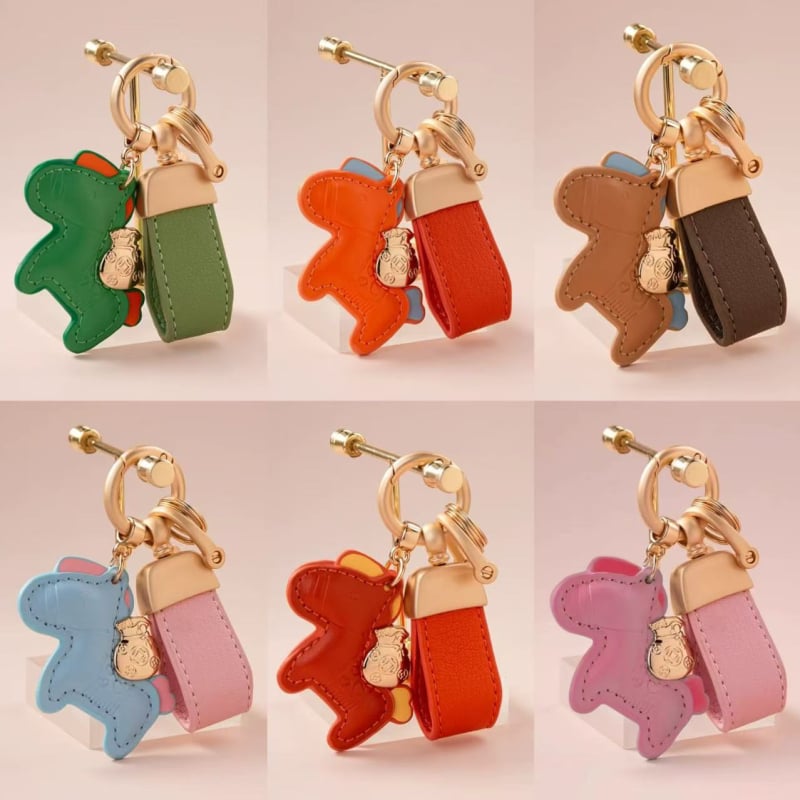 Pandantiv pentru chei din piele Hege — Accesorii creative și personalizate, cadou de afaceri, potrivit pentru cupluri, nuntă, zile de naștere, călătorii