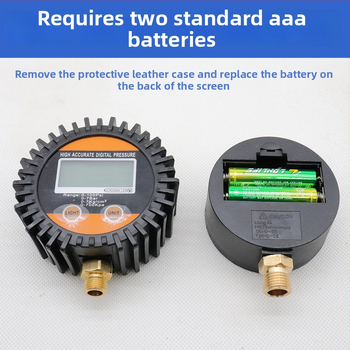 Elektronický tlakomer na pneumatiky s digitálnym displejom (Model 1)
