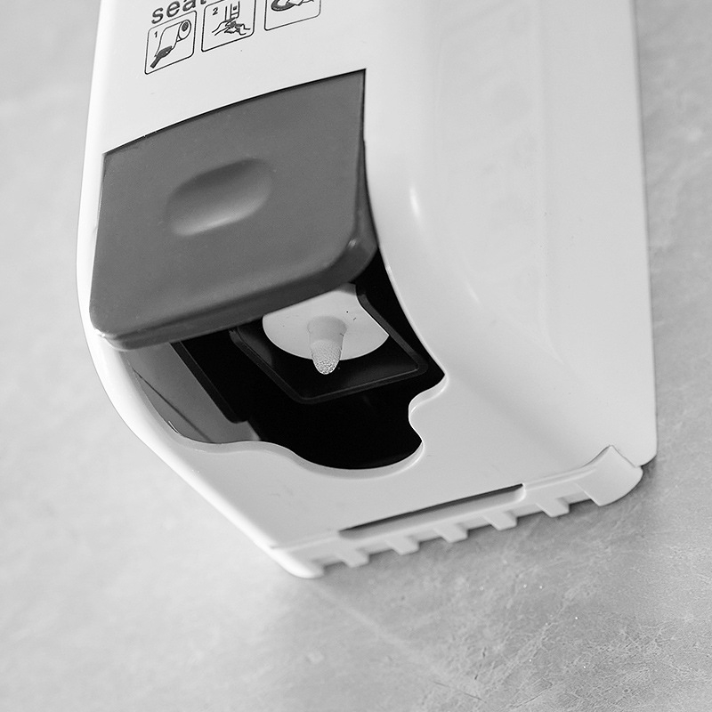 Dispozitiv de dezinfectare cu spumă pentru toaletă, montat pe perete, acționare prin apăsare, ABS, tratament prin oxidare, stil modern minimalist